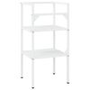 vidaXL Badezimmer Waschtischgestell Wei&szlig; 40x38x83 cm Eisen