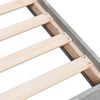 vidaXL Bettgestell Betongrau 200x200 cm Holzwerkstoff