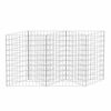 vidaXL Gabionenkorb Pflanzkasten Gem&uuml;se-Hochbeet Stahl 120&times;30&times;100 cm