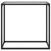 vidaXL Konsolentisch Transparent 80x35x75 cm Hartglas