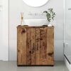 vidaXL Badezimmerschrank mit Speicher mit T&uuml;r Altholz 61 x 35 x 64 cm