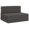 vidaXL Klappsofa Bett Dunkelgrau 70 x 72 x 60 cm Stoff