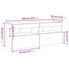 vidaXL TV-Wandschrank mit LED-Leuchten Wei&szlig; 100x30x40 cm