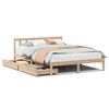 vidaXL Massivholzbett ohne Matratze 140x190 cm Kiefernholz
