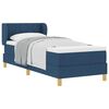 vidaXL Boxspringbett mit Kopfteil Blau 80 x 200 cm Stoff