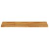vidaXL Tischplatte mit Baumkante 110x40x3,8 cm Massivholz Mango