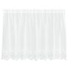 vidaXL Spitzenvorhang Wei&szlig; 80 x 200 cm Polyester