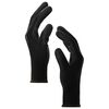 vidaXL Arbeitshandschuhe 24 pcs Schwarz 8 / m Polyester