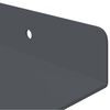 vidaXL Schwebendes Regal 3 pcs Anthrazit 40 x 9 x 2,5 cm Stahl