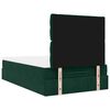 vidaXL Ottoman-Bett mit Matratzen Dunkelgr&uuml;n 120x200 cm Samt
