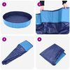 vidaXL Faltbares Hundeschwimmbecken Blau 120 x 120 x 30 cm PVC