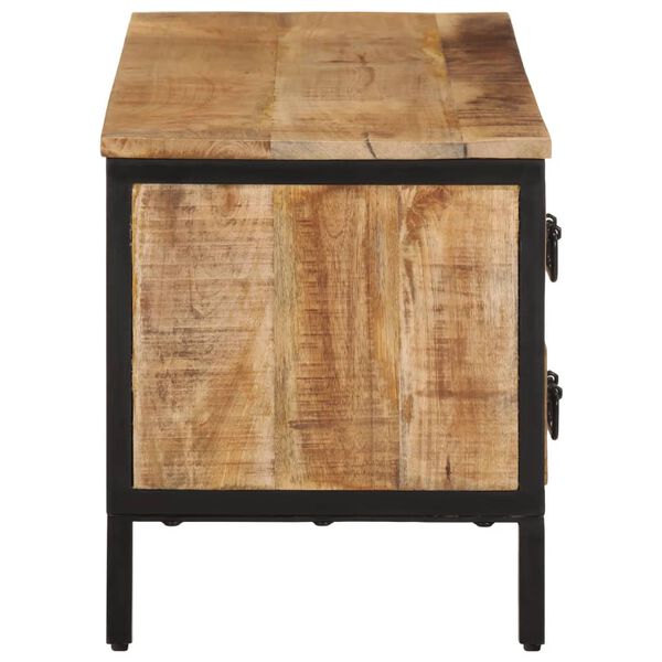 vidaXL TV-Schrank 90x35x40 cm Massivholz Mango