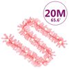 vidaXL Weihnachtsgirlande mit LED-Lichtern 20 m Rosa