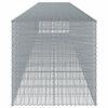 vidaXL Gabione mit Deckel 850x100x100 cm Verzinktes Eisen