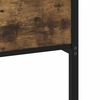vidaXL Bettgestell ohne Matratze R&auml;uchereiche 107x200 cm Holzwerkstoff
