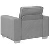 vidaXL Sofa 3 pcs Wolkengrau Leinenmischgewebe