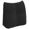 vidaXL R&uuml;cken Kissen Schwarz 45 x 24 x 50 cm Samt