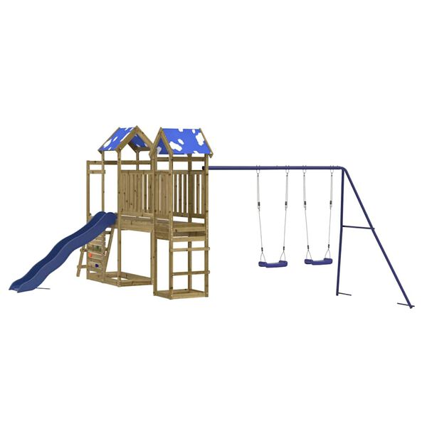 vidaXL Spielturm Impr&auml;gniertes Kiefernholz