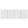 vidaXL TV-Wandschrank 2 pcs Wei&szlig; 59,5 x 31 x 40 cm Holzwerkstoff