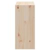 vidaXL Weinregal 2 pcs Natur 56 x 25 x 56 cm Massives Kiefernholz