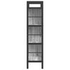 vidaXL B&uuml;cherregal Graues Sonoma 75 x 30 x 123,5 cm Holzwerkstoff