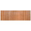 vidaXL Teppich Rechteckig Natur 100x300 cm Bambus