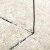 vidaXL Teppich ISTAN Hochflor Gl&auml;nzend Creme 100x200 cm