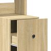 vidaXL K&uuml;chenschrank Sonoma-Eiche 35x50x180 cm Holzwerkstoff