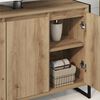 vidaXL Badezimmerschrank mit T&uuml;r Kunsthandwerk Eiche 90 x 30 x 60 cm