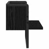 vidaXL Wandregal Schwarz Eichen-Optik 30 x 25 x 30 cm Holzwerkstoff