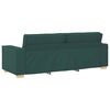 vidaXL Sofa 180cm Dunkelgr&uuml;n Stoff