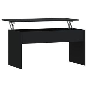 vidaXL Couchtisch Schwarz 102x50,5x52,5 cm Holzwerkstoff