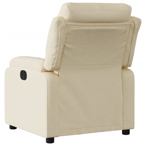 vidaXL Relaxsessel Creme Stoff