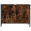vidaXL Waschbeckenunterschrank R&auml;uchereiche 80x30x60 cm Holzwerkstoff