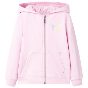 vidaXL Kinder-Kapuzenpullover Hellrosa 116
