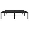 vidaXL Bettgestell Metall Schwarz 120x190 cm