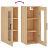 vidaXL Wandschrank Sonoma-Eiche 34,5x34x90 cm