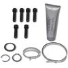vidaXL Wellen Set Schwarz Metall