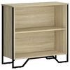 vidaXL B&uuml;cherregal Sonoma-Eiche 80x31x74,5 cm Holzwerkstoff