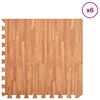 vidaXL Puzzle-&Uuml;bungsmatten 12 pcs Braun 4,32 ㎡ EVA-Schaum
