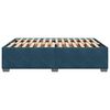 vidaXL Bettgestell Blau 140x200 cm Samt
