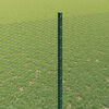vidaXL Zaun mit Pfosten Gr&uuml;n 1,5 x 25 m Stahl
