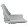 vidaXL 4-tlg. Bootssitz-Set Klappbar Grau