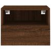 vidaXL TV-Wandschr&auml;nke 2 Stk. Braun Eiche-Optik 40x30x30 cm