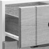 vidaXL K&uuml;chen-Unterschrank Lucca Grau Sonoma Holzwerkstoff