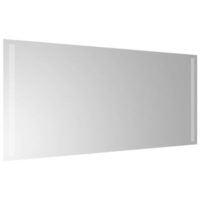 vidaXL LED-Badspiegel 90x40 cm