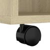 vidaXL Rollschrank Sonoma-Eiche 60x53x72 cm Holzwerkstoff
