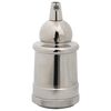 vidaXL Lampenfassungen 2 Stk. Satin-Nickel E27