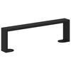 vidaXL M&ouml;belbeine 2 pcs Schwarz 341 x 40,5 x 100 mm Eisen