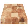 vidaXL Schweberegale 3 Stk. 120x20x4 cm Massivholz Akazie &Ouml;lbehandelt